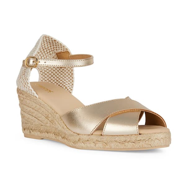 Geox Espadrilles Gelsa Guld EU 41 Kvinna