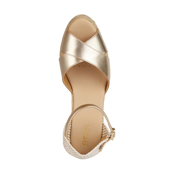 Geox Espadrilles Gelsa Guld EU 41 Kvinna