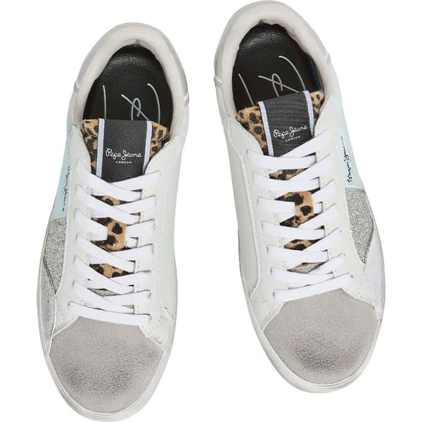 Pepe Jeans Utbildare Lane Shine Vit EU 41 Kvinna