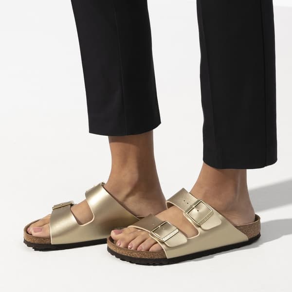 Birkenstock Arizona Bs Sandaler Gylden EU 38 Kvinde
