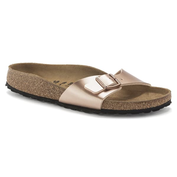 Birkenstock Smalle Sandaler Madrid Birko-flor Gylden EU 39 Kvinde