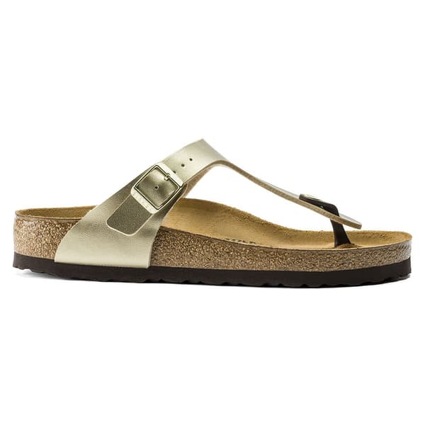 Birkenstock Sandaler Gizeh Gylden EU 40 Kvinde