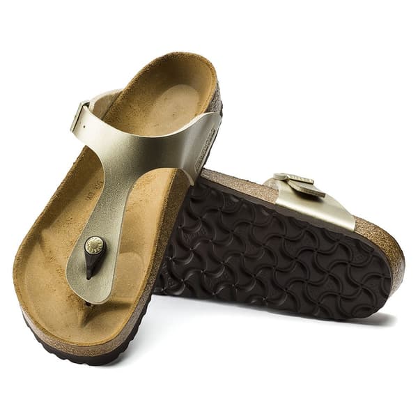 Birkenstock Sandaler Gizeh Gylden EU 40 Kvinde