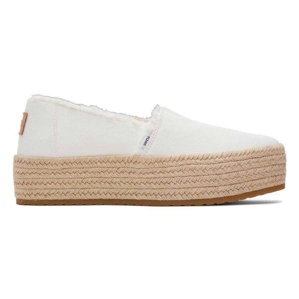 Toms Espadrilles Valencia Platform Beige EU 37 Kvinna