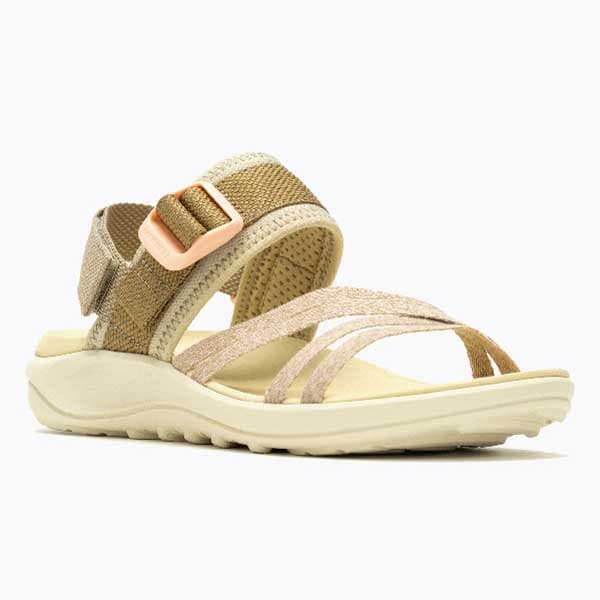 Merrell Sandaler District 4 Backstrap Gylden EU 39 Kvinde