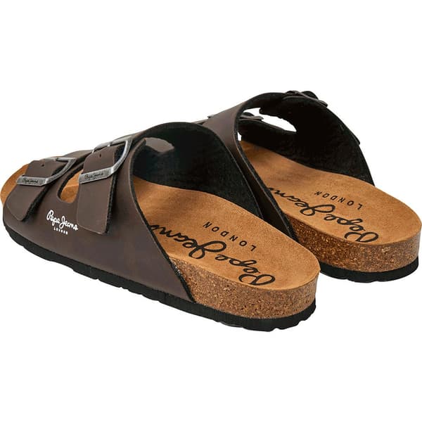 Pepe Jeans Sandaler Bio Double Kansas Brun EU 44 Mand