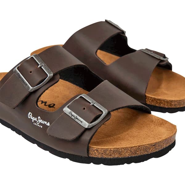 Pepe Jeans Sandaler Bio Double Kansas Brun EU 44 Mand