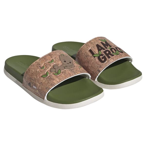 Adidas Slides Adilette Comfort Groot Grönt EU 31 Pojke