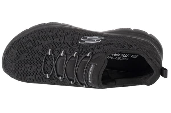 Skechers Summits - Leopard Spot 149037-BBK, Kvinde, Sneakers, sort