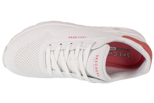 Skechers Uno - Pop Back 177092-WCRL, Kvinna, Sneakers, vit
