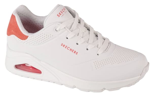Skechers Uno - Pop Back 177092-WCRL, Kvinna, Sneakers, vit