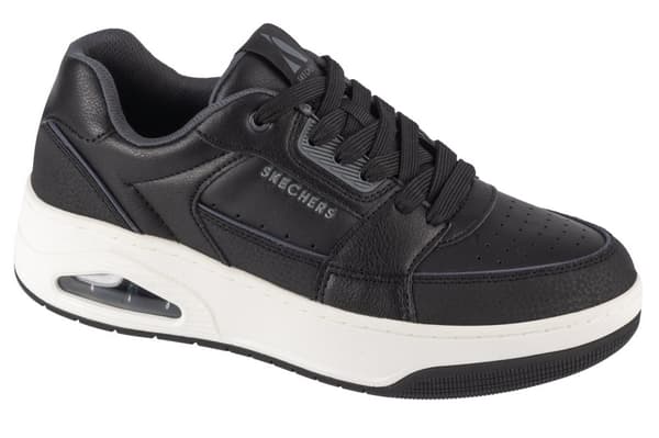 Skechers Uno Court - Low-Post 183140-BLK, Man, Sneakers, svart