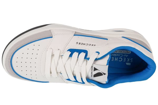 Skechers Uno Court - Low-Post 183140-WBL, Man, Sneakers, vit