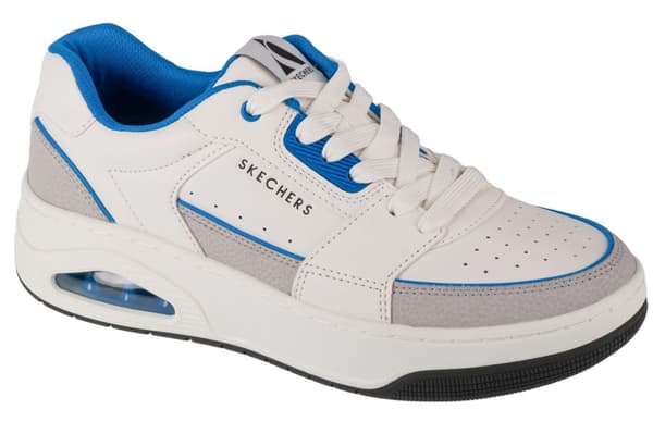 Skechers Uno Court - Low-Post 183140-WBL, Man, Sneakers, vit