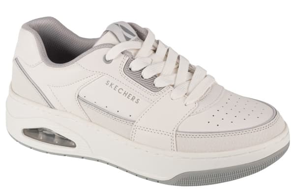 Skechers Uno Court - Low-Post 183140-WHT, Mand, Sneakers, hvid