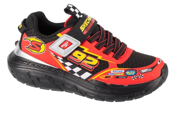 Skechers Skech Tracks 402303L-BKRD, för Pojke, Squashskor, svart Black 33