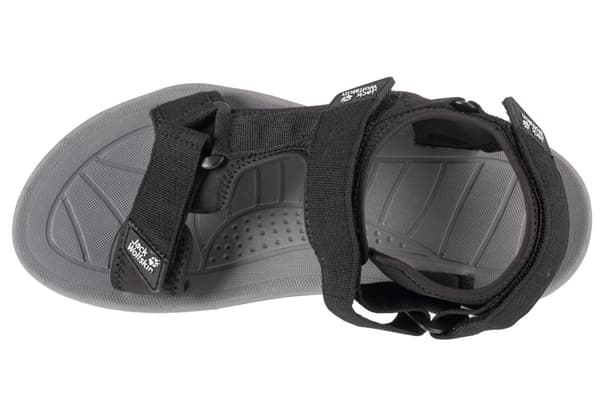 Jack Wolfskin Wave Breaker Sandal M 4052011-6000, Man, Sandaler, svart