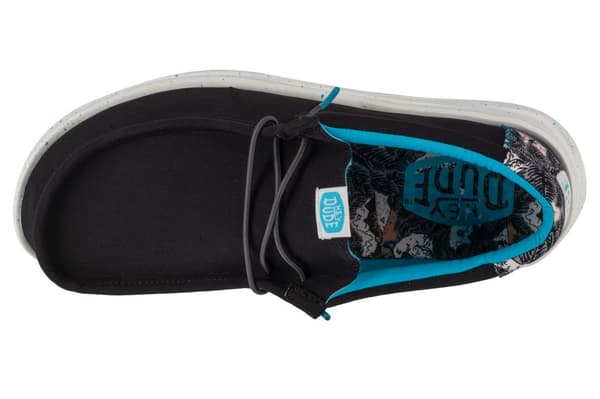 Hey Dude Wally H2O Tropical 40702-0FF, Mand, Sneakers, sort