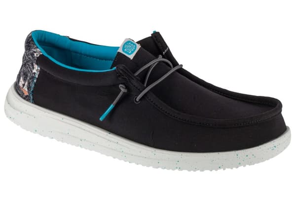 Hey Dude Wally H2O Tropical 40702-0FF, Man, Sneakers, svart Black 43