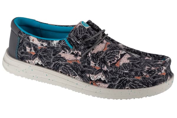 Hey Dude Wally H2O Tropical 40702-0HI, Mand, Sneakers, sort Black 40
