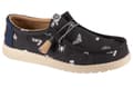 Miniatyrbild 1 av 4: Hey Dude Wally Stars N Skulls Print 41284-001, Man, Sneakers, svart