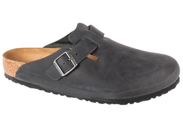 Birkenstock Boston LEOI 59461, Unisex, Tofflor, svart