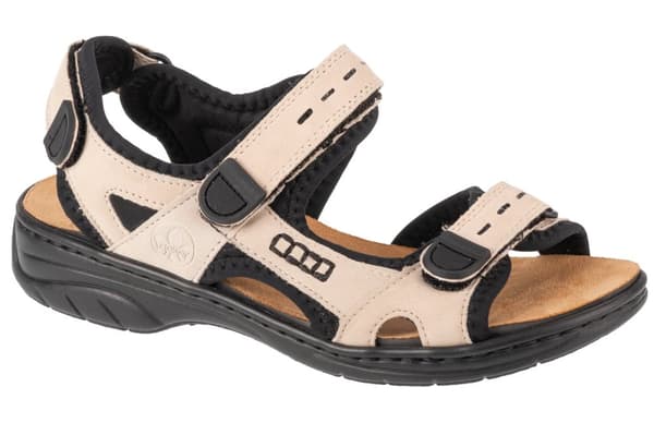 Rieker Sandals 64582-60, Kvinna, Sandaler, beige