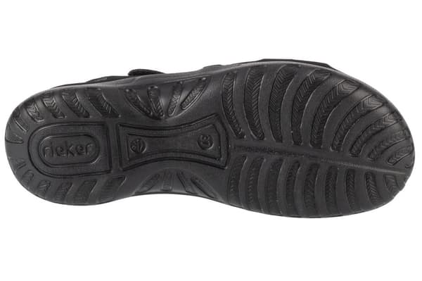 Rieker Sandals 64870-02, Kvinna, Sandaler, svart