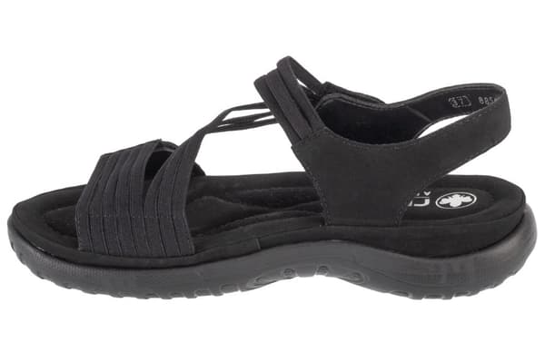Rieker Sandals 64870-02, Kvinna, Sandaler, svart