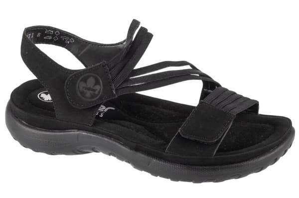 Rieker Sandals 64870-02, Kvinna, Sandaler, svart Black 39