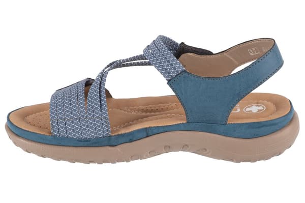 Rieker Sandals 64870-14, Kvinna, Sandaler, blå
