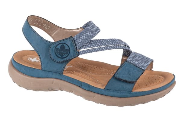 Rieker Sandals 64870-14, Kvinna, Sandaler, blå