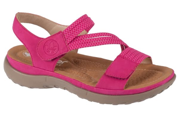 Rieker Sandals 64870-31, Kvinna, Sandaler, rosa