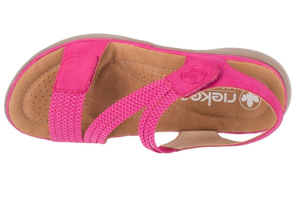 Rieker Sandals 64870-31, Kvinna, Sandaler, rosa