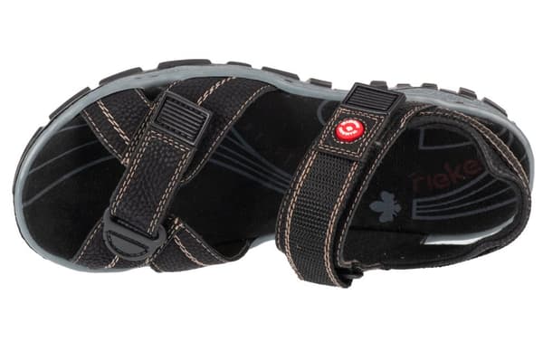 Rieker Sandals 68851-02, Kvinna, Sandaler, svart
