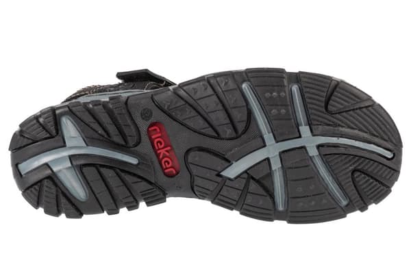 Rieker Sandals 68851-02, Kvinna, Sandaler, svart