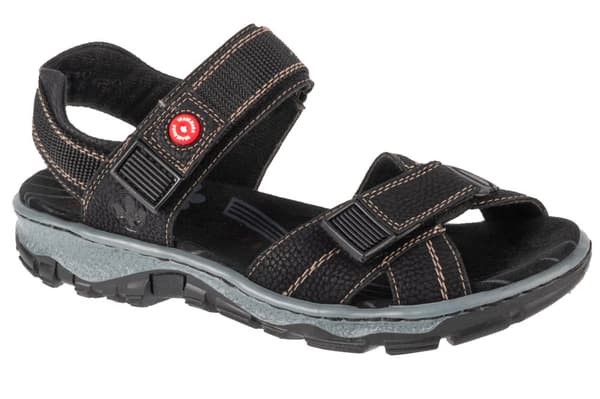 Rieker Sandals 68851-02, Kvinna, Sandaler, svart