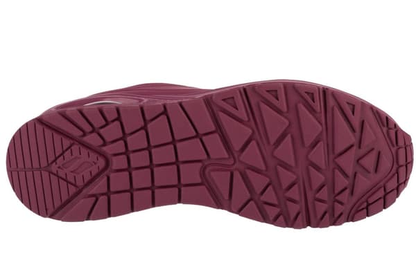 Skechers Uno-Stand on Air 73690-PLUM, Kvinde, Sneakers, rød