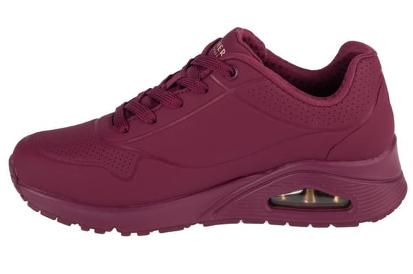 Skechers Uno-Stand on Air 73690-PLUM, Kvinde, Sneakers, rød