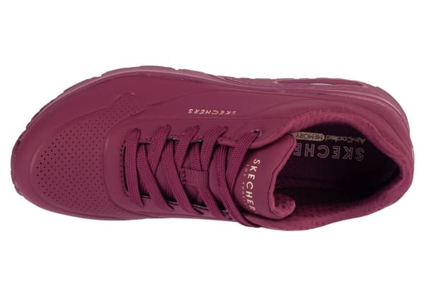 Skechers Uno-Stand on Air 73690-PLUM, Kvinna, Sneakers, röd