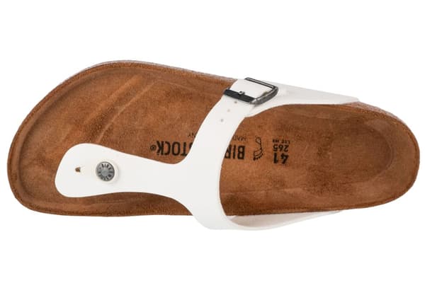 Birkenstock Gizeh BF 745531, Kvinde, Klipklapper, hvid