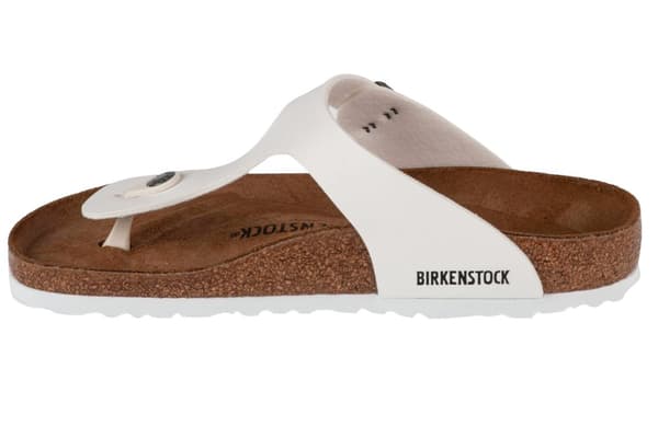 Birkenstock Gizeh BF 745531, Kvinde, Klipklapper, hvid