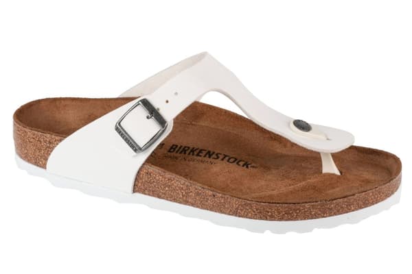 Birkenstock Gizeh BF 745531, Kvinde, Klipklapper, hvid White 36