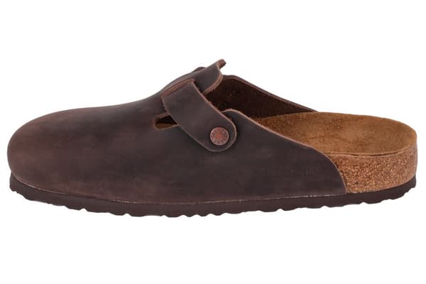 Birkenstock Boston LEOI 860131, Unisex, Tofflor, brun