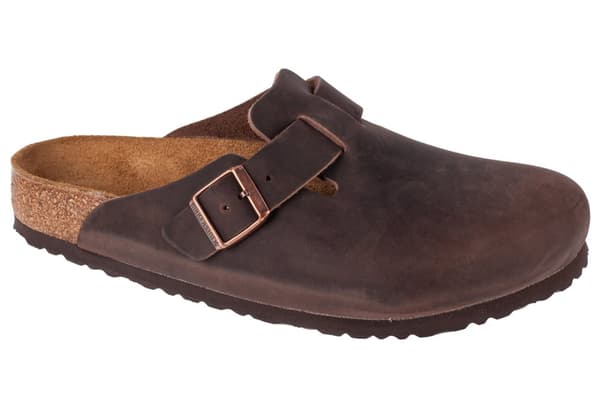 Birkenstock Boston LEOI 860131, Unisex, Tofflor, brun Brown 41