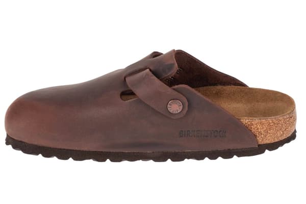 Birkenstock Boston Oiled Leather 860133, Unisex, Tofflor, brun