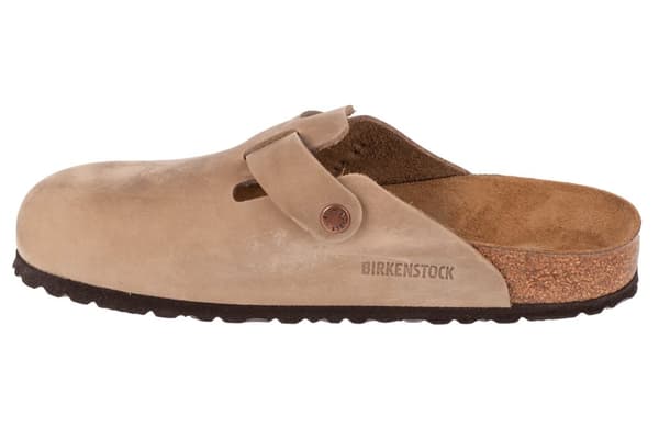Birkenstock Boston Oiled Leather 960813, Unisex, Slides, beige