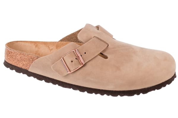 Birkenstock Boston Oiled Leather 960813, Unisex, Slides, beige