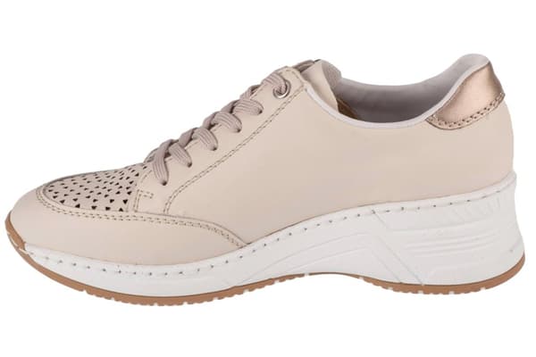 Rieker Sneakers N4344-60, Kvinde, Sneakers, beige