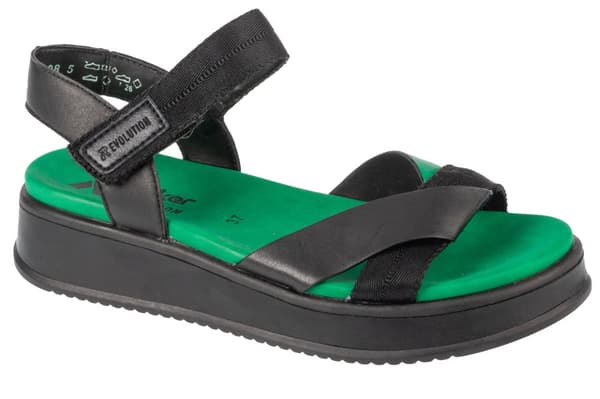 Rieker Sandals W0851-00, Kvinna, Sandaler, svart